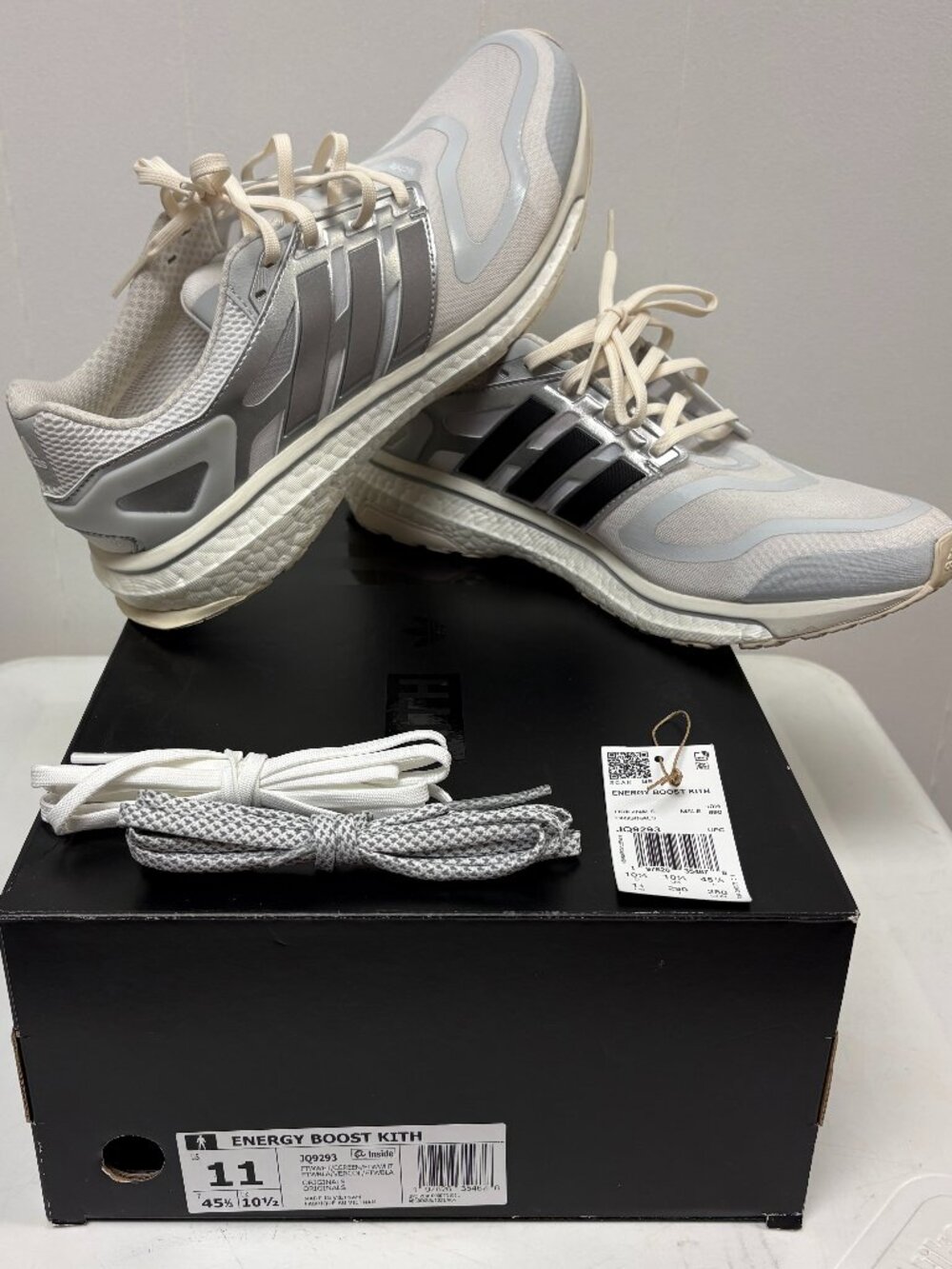 Kith x Adidas Energy Boost Through The Decades Pack (JQ9293), Size 11